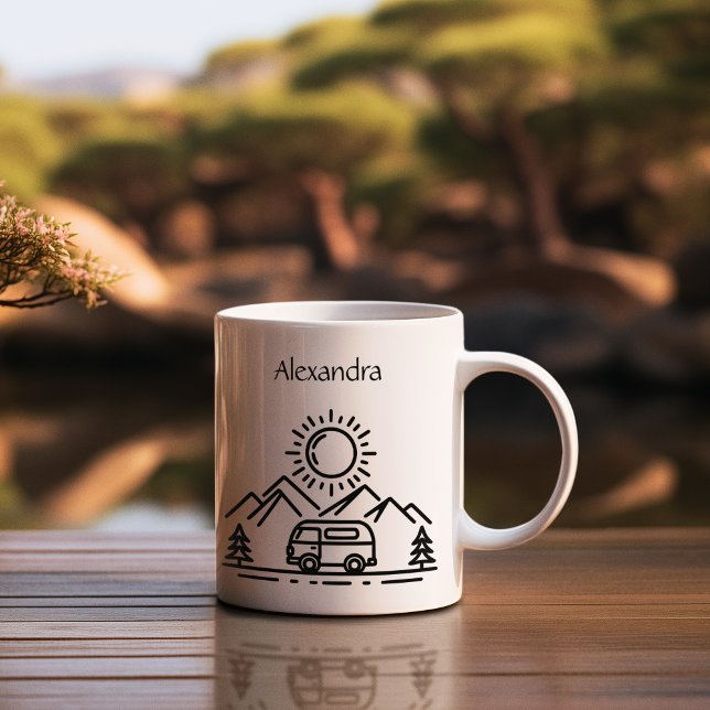 Caneca De Café Amortecedor personalizado do exterior (Criador carregado)