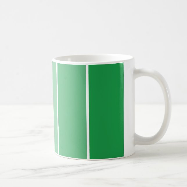 Caneca De Café Amostras de tinta verde brilhante (Direita)
