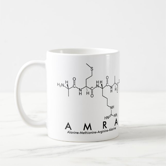 Caneca De Café Amra peptide (Esquerda)