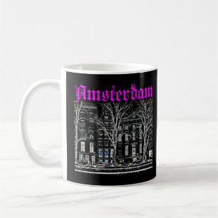 Caneca De Café Amsterdam Holland Netherlands Viagem Cars Tres Bl