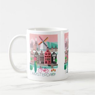 Caneca De Café Amsterdam Mug