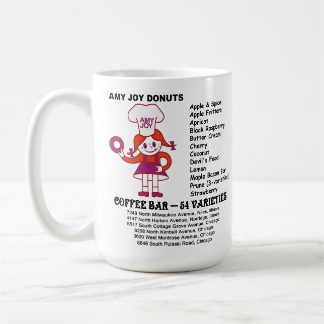 Caneca De Café Amy Joy Rosquinhas Compras de Illinois (Esquerda)