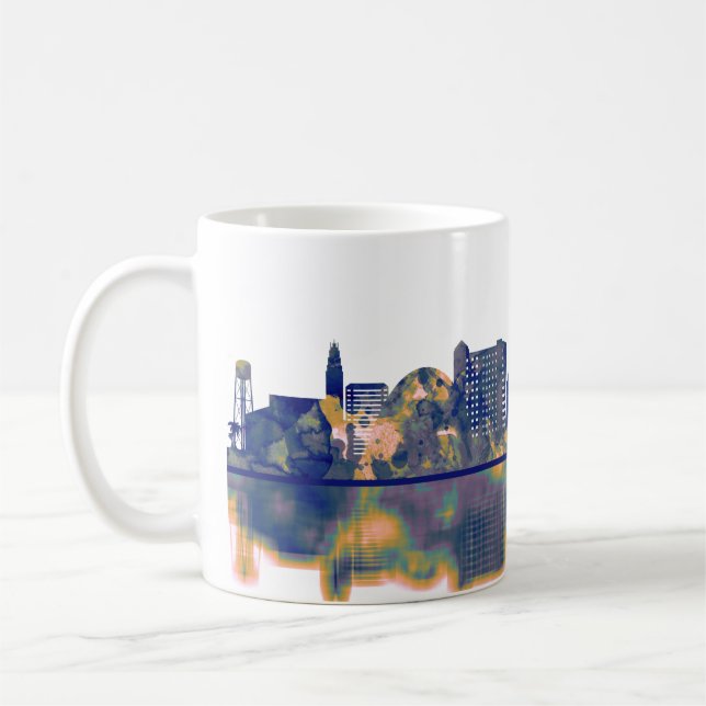 Caneca De Café Anaheim Skyline (Esquerda)