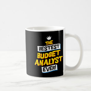 Caneca De Café Analista Orçamentário de Camisa Profissão Financei