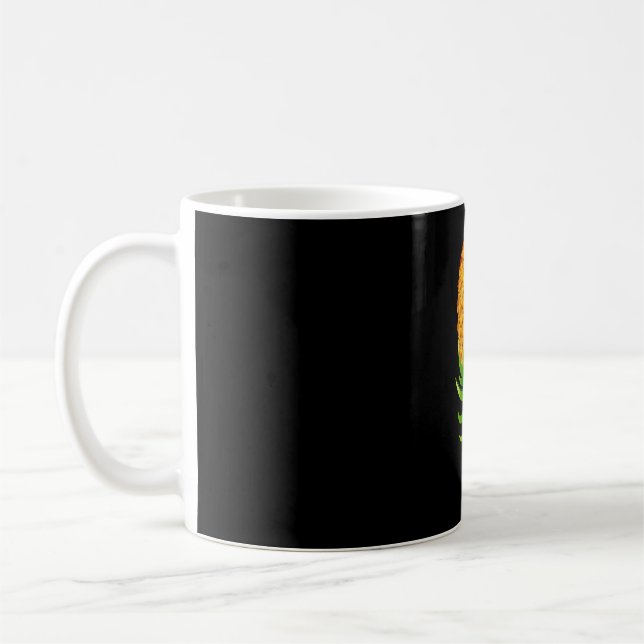 Caneca De Café Ananás para baixo (Esquerda)
