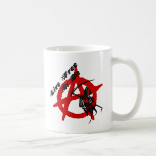 Caneca De Café Anarchy Grim Reaper