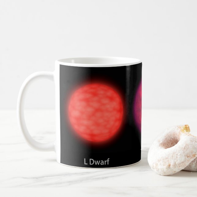 Caneca De Café Anãs Marrons, Como Viram Um Viajante Interestelar. (Com Donut)