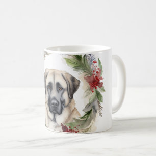 Caneca De Café Anatólia Shepherd Wreath Festivo Pup