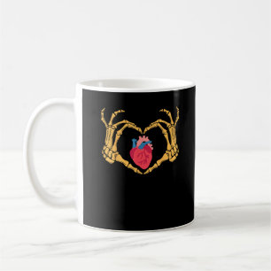 Caneca De Café Anatomia Cardíaca Cardíaca Cvicu Enfermeira Ha