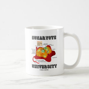 Caneca De Café Anatomia das células animais da Universidade Eukar