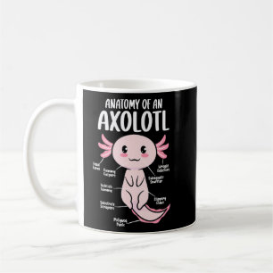 Caneca De Café Anatomia De Uma Ciência Biológica Axolotl Funny Ax
