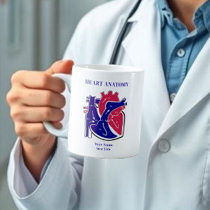 Caneca De Café Anatomia do Coração