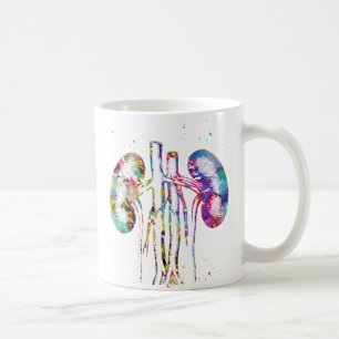 Caneca De Café Anatomia dos rins