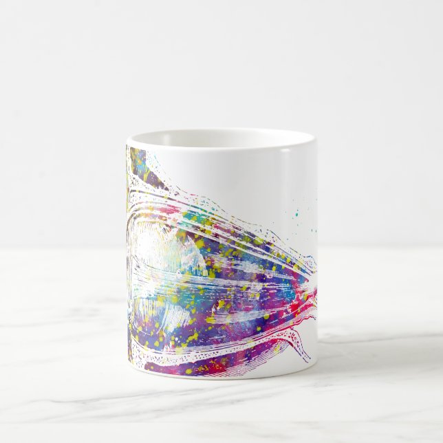 Caneca De Café Anatomia ocular (Centro)