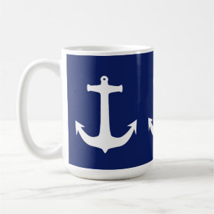 Caneca De Café Anchor Capitão Sail Navegação Marítima
