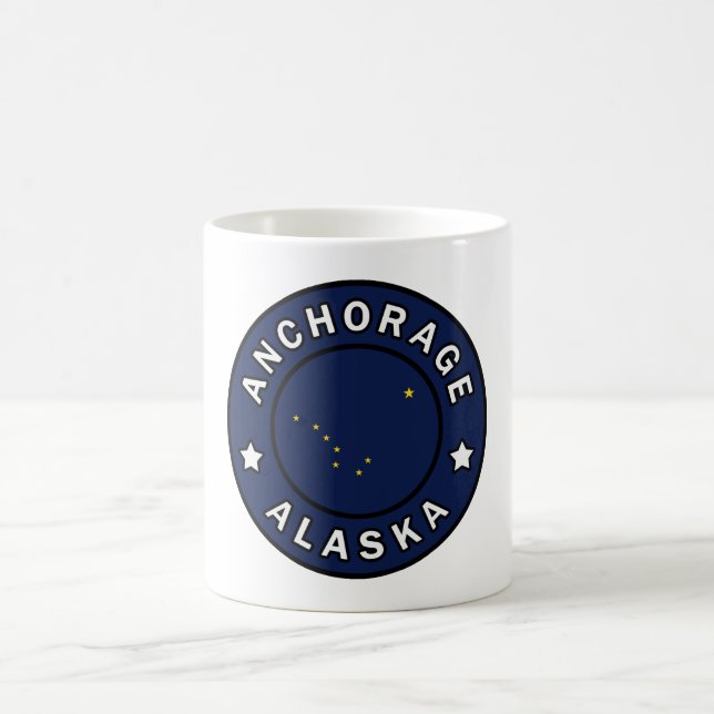 Caneca De Café Anchorage Alaska (Centro)
