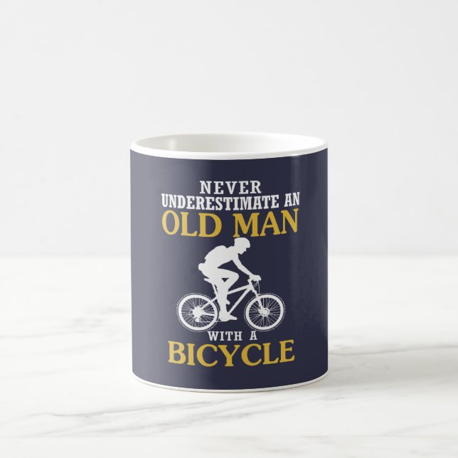 Caneca De Café Ancião da bicicleta (Centro)