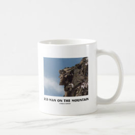 Caneca De Café Ancião na montanha (ilusão óptica)