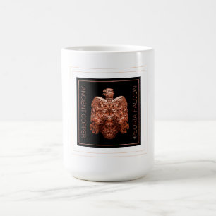 Caneca de café Ancient Copper Peoria Falcon Restor