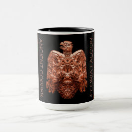 Caneca de café Ancient Copper Peoria Falcon Restor