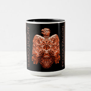 Caneca de café Ancient Copper Peoria Falcon Restor