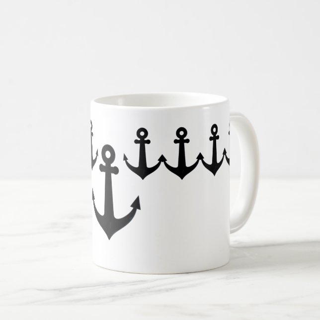 Caneca De Café Âncora Clássica de Mug (Frente Esquerda)