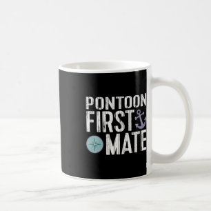 Caneca De Café Âncora do Primeiro Imediato do Pontão Náutico