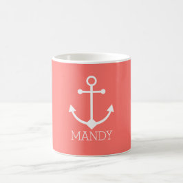 Caneca De Café Âncora personalizada
