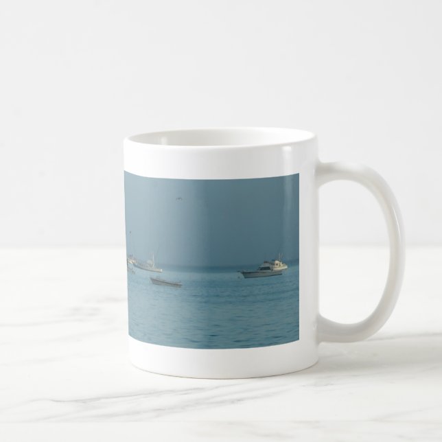 Caneca De Café Ancorado na baía de Morro (Direita)