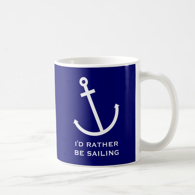 Caneca De Café Âncoras Aweigh (Direita)