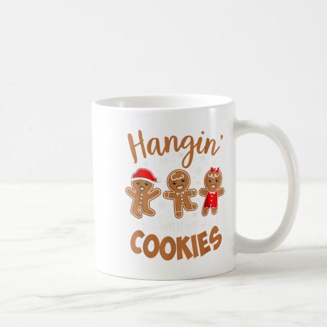 Caneca De Café Andar com os meus biscoitos Pão de Gengibre Natal (Direita)