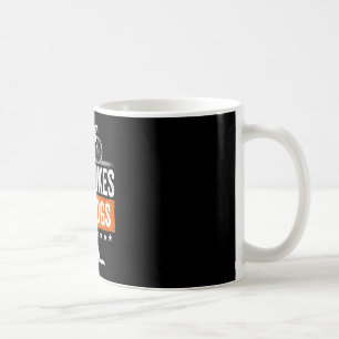 Caneca De Café Andar de bicicletas acariciar cães frase engraçada