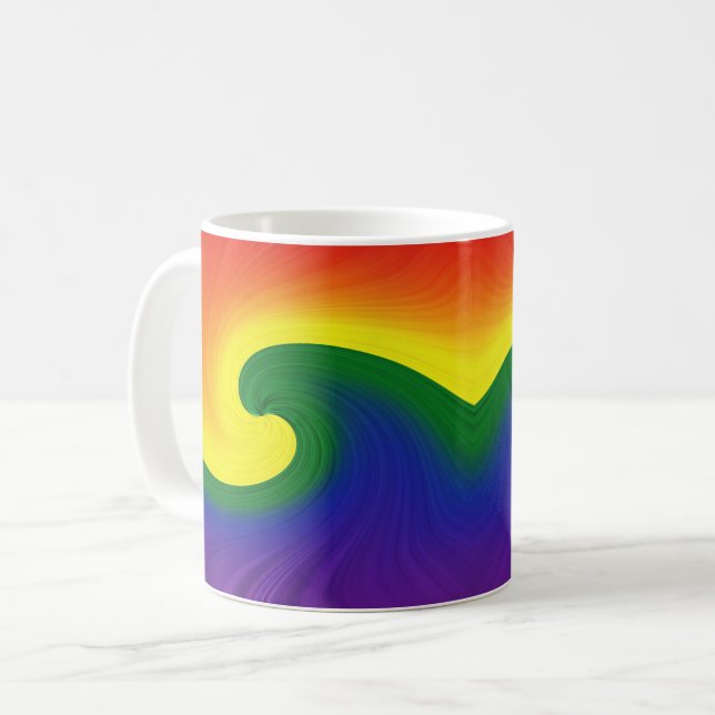 Caneca De Café Andar pela onda (Frente Esquerda)