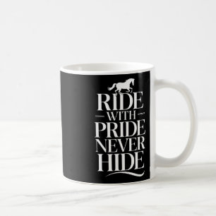 Caneca De Café Andar sem Nunca Ocultar Equestrianos & Sobreca