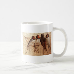 Caneca De Café Andorinhas de celeiro