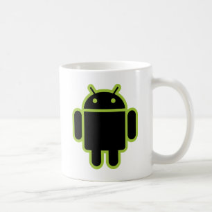 Caneca De Café Android escuro