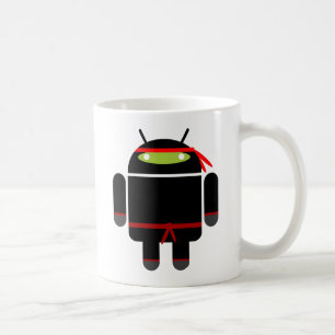 Caneca De Café Android Ninja