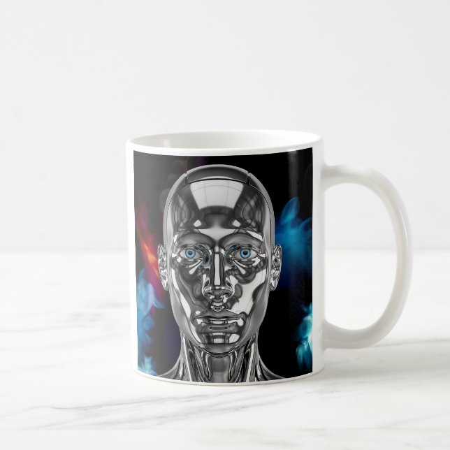 Caneca De Café Androïde science fiction (Direita)