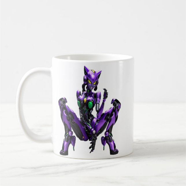 Caneca De Café Androide sexy evangelion (Esquerda)