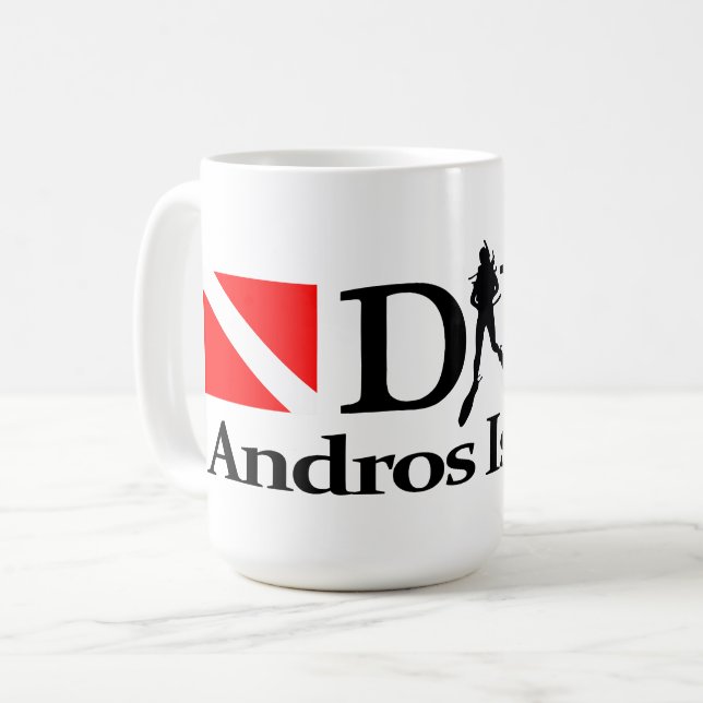 Caneca De Café Andros Island DV4 (Frente Esquerda)