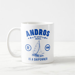 Caneca De Café Andros: meu animal espiritual é um chuveiro