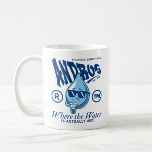Caneca De Café Andros: onde a água é realmente molhada