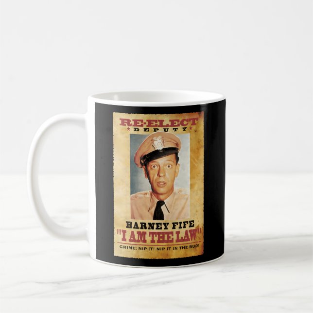 Caneca De Café Andy Griffith Mostra Que Sou A Lei (Esquerda)