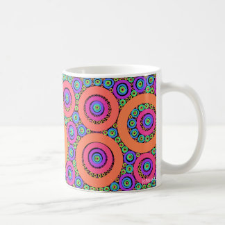 Caneca De Café anéis do fractal