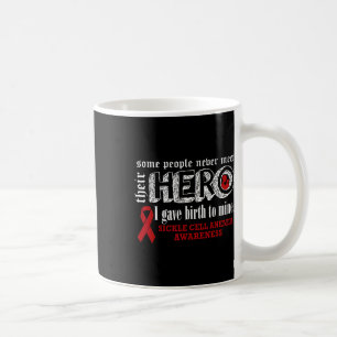 Caneca De Café Anemia de Células Falsiformes A mãe do guerreiro q