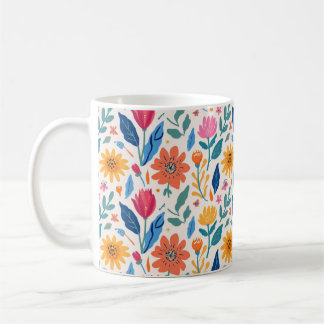 Caneca De Café Anêmonas das flores da primavera