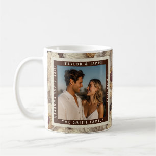 Caneca De Café Anêmonas Rústicas Pétala Casamento ao Ar Livre