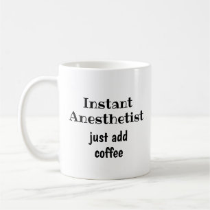 Caneca De Café Anestesista Instantâneo Adicionar Cota Divertida d