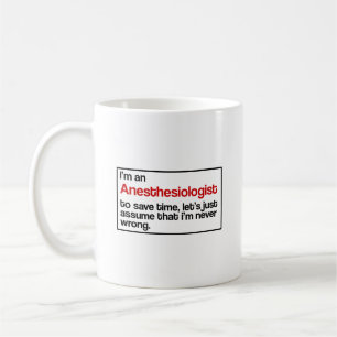 Caneca De Café Anesthesiologist