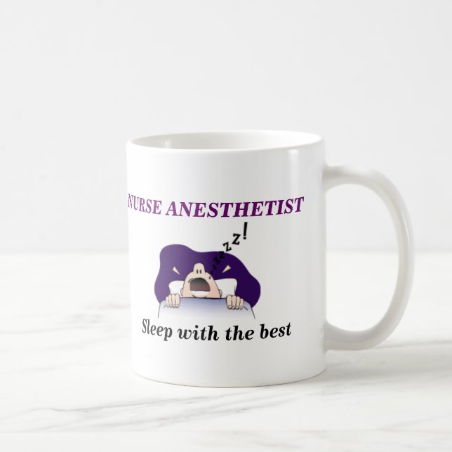 Caneca De Café ANESTHETIST da ENFERMEIRA, sono com o melhor (Direita)